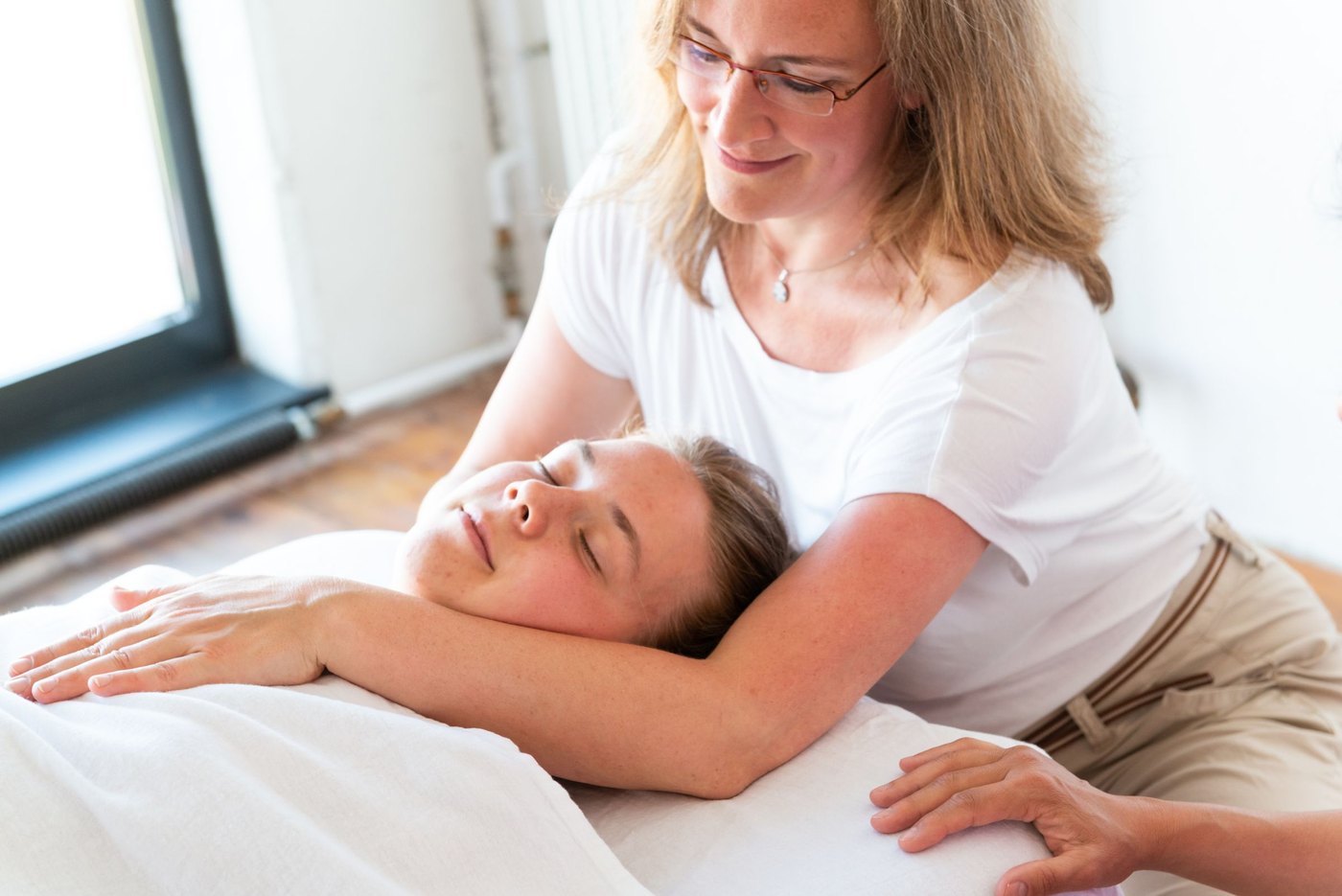 Tina N. Thielemeyer bei einer InTouch Massage